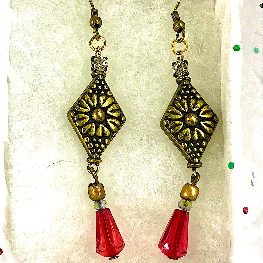 Rustic Charm Handcrafted Earrings